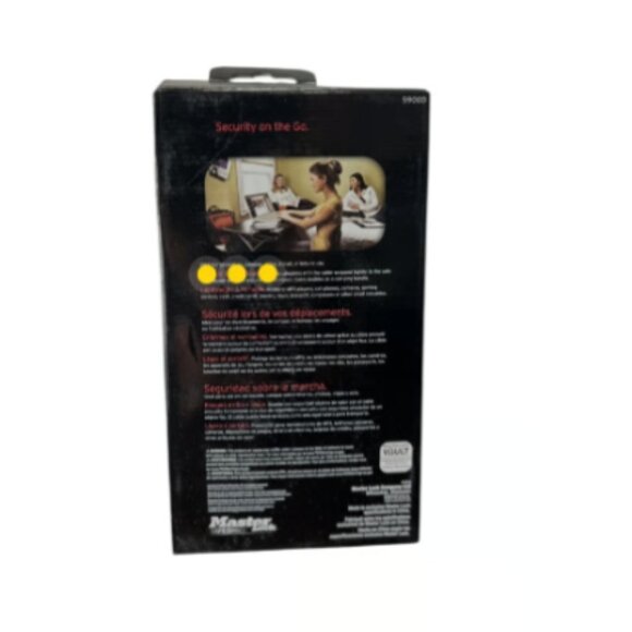 NEW Master Lock 0.38 cu ft Combination Lock Black Personal Safe - Picture 2 of 3